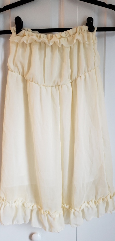 Strapless dress